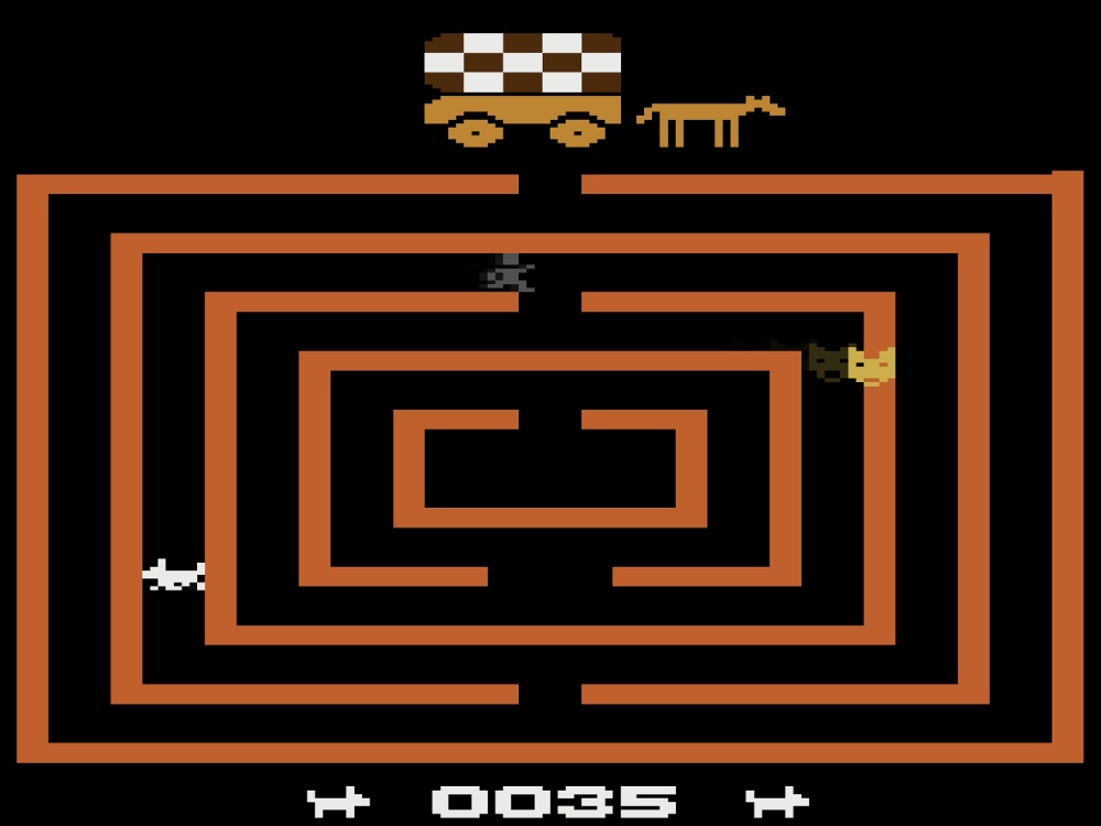 Gameplay of Chase The Chuckwagon for Atari 2600
